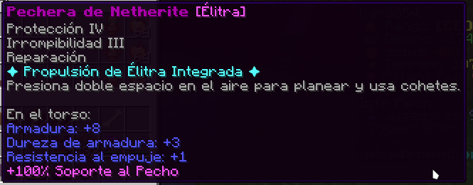 Pechera de Netherite [Élitra] Screenshot